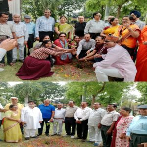 Jabalpur mayor Jagat bahadur ne apne birthday par kadam Sanstha ke sath vruksharopan Kiya